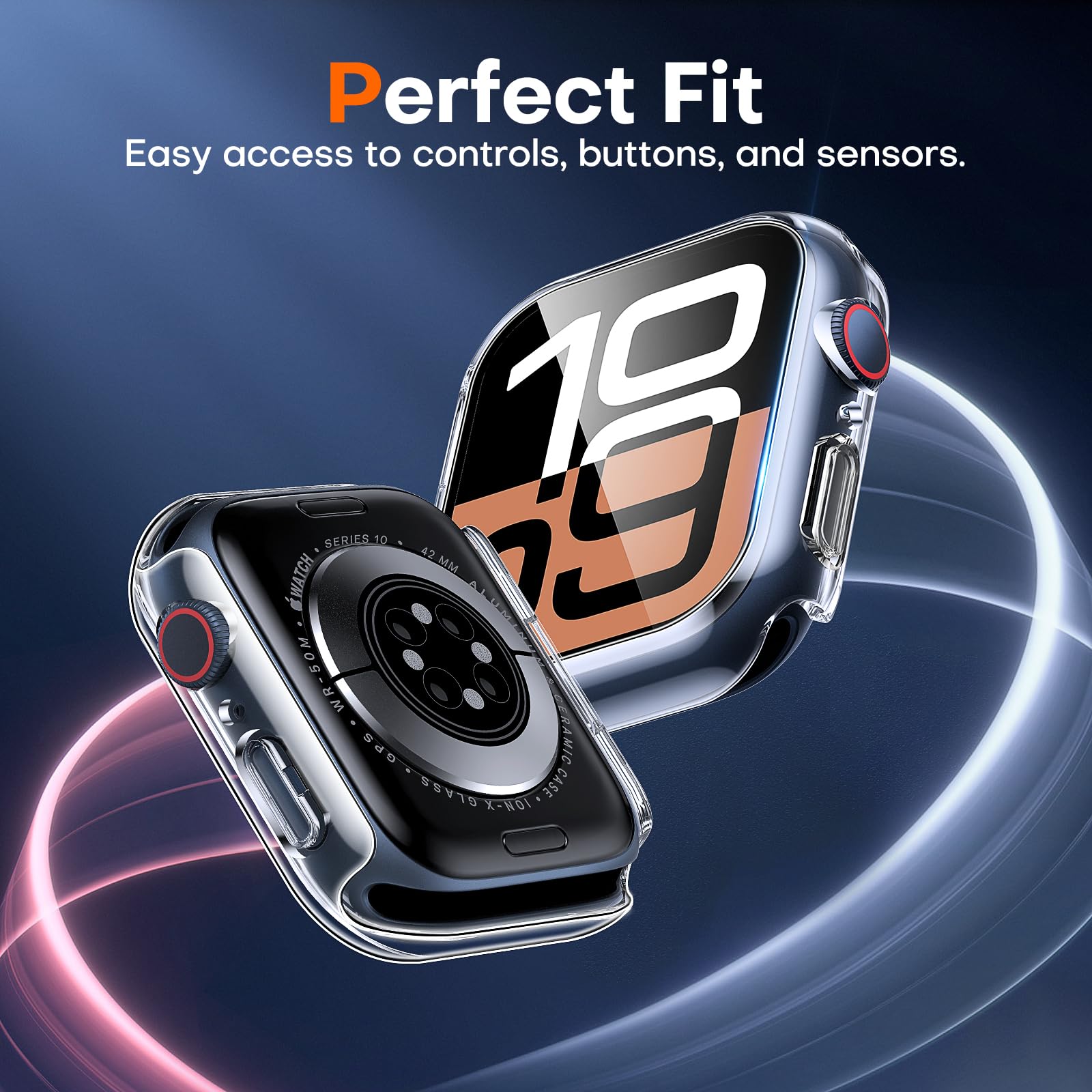 2 ชิ้นกระจกนิรภัยสำหรับแอปเปิ้ - Smartwatch Case บทวิจารณ์และราคา