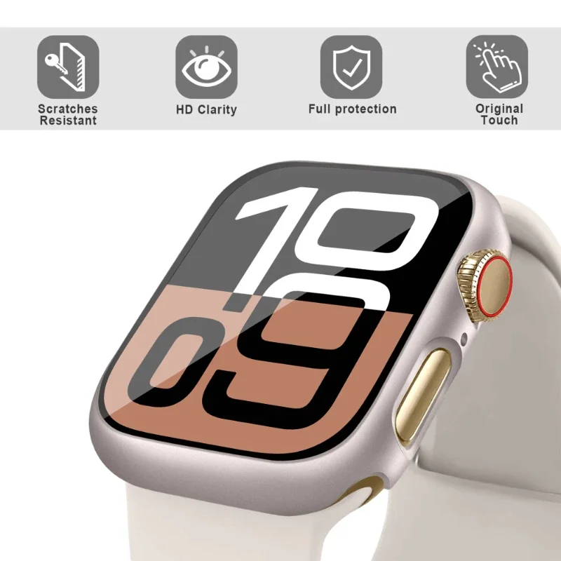 กระจก + กรณีสำหรับแอปเปิ้ลวอทช - Apple Smartwatch Accessories บทวิจารณ์และราคา