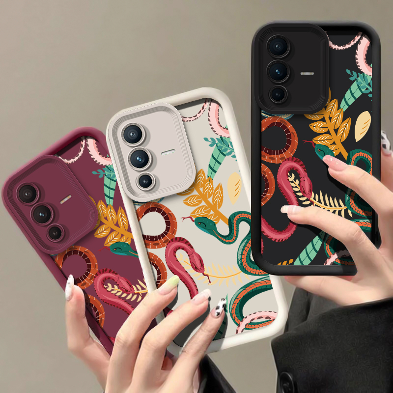 เคสโทรศัพท์ลายหนังงูสุดหรู สำห - Vivo V40 บทวิจารณ์และราคา