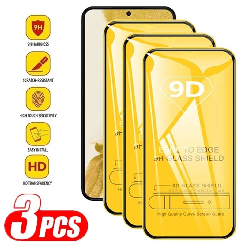 3Pcs 9D คลุมทั้งหมดป้องกันหน้า - Realme Gt 6 บทวิจารณ์และราคา