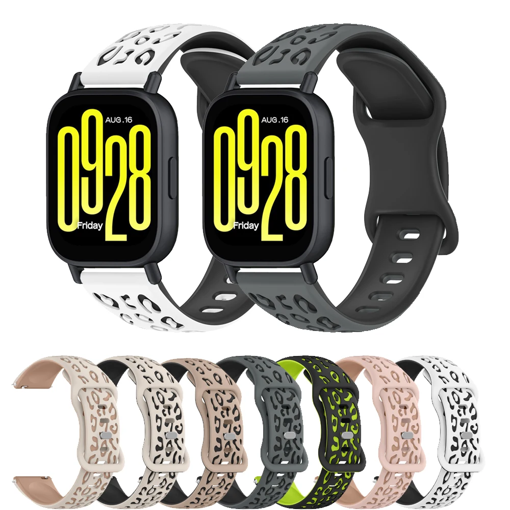 ซิลิโคนเสือดาวสําหรับนาฬิกา Xi - Xiaomi Smartwatch S3 Accessories บทวิจารณ์และราคา