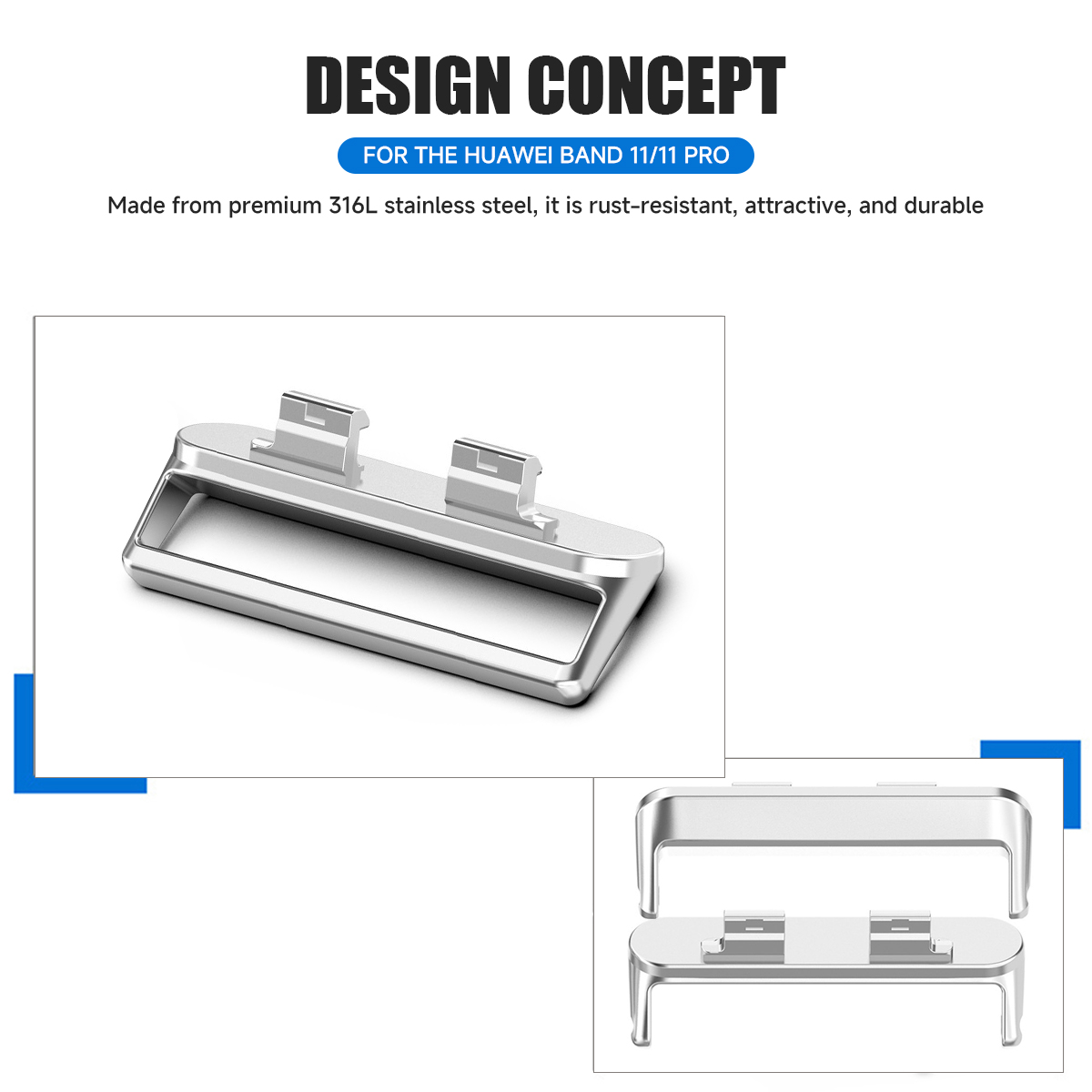 18 มม. 1 ชิ้นอะแดปเตอร์สำหรับส - Watch Band Connector บทวิจารณ์และราคา
