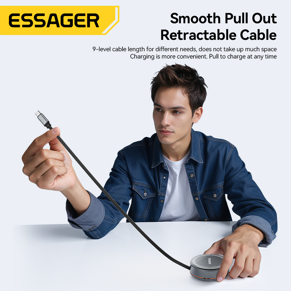 Essager 15W 3 in 1 Magnetic Wi - Watch Charger Cable บทวิจารณ์และราคา