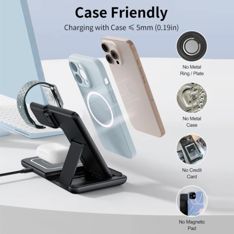 ไฟ LED กลางคืน 3 ใน 1 แท่นชาร์ - Smartwatch Ac บทวิจารณ์และราคา