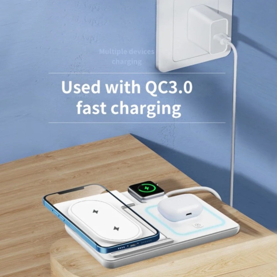 ไฟ LED กลางคืน 3 ใน 1 แท่นชาร์ - Smartwatch Ac บทวิจารณ์และราคา