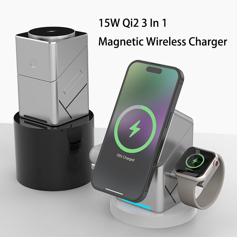 แท่นชาร์จไร้สายแบบหมุนได้ 15W  - Watch Charger Cable บทวิจารณ์และราคา
