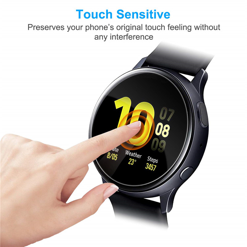 ฟิล์มป้องกันเต็มรูปแบบ2ชิ้นสำห - Samsung Smartwatch Accessories บทวิจารณ์และราคา