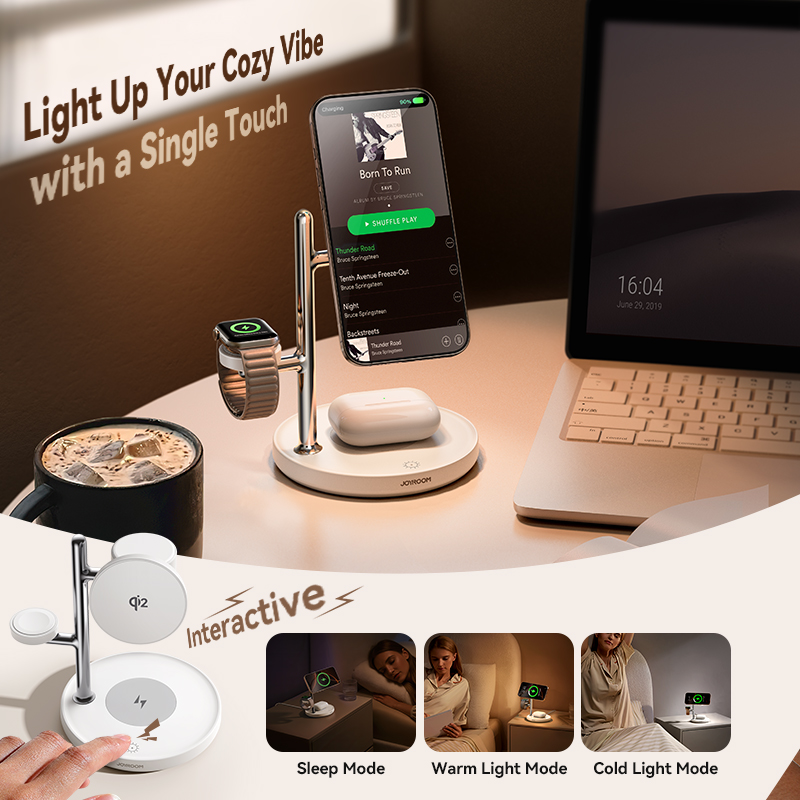สถานีชาร์จแม่เหล็ก Joyroom 4-i - Smartwatch Ac บทวิจารณ์และราคา