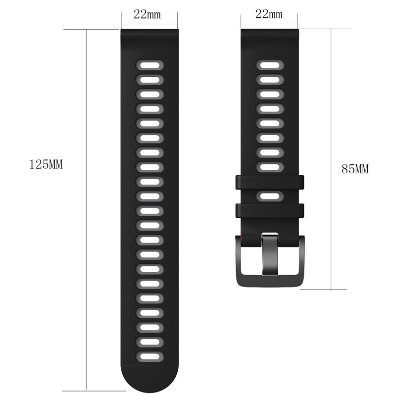22 มม.Two-Tone กีฬาสําหรับ Xia - Xiaomi Smartwatch S3 Accessories บทวิจารณ์และราคา