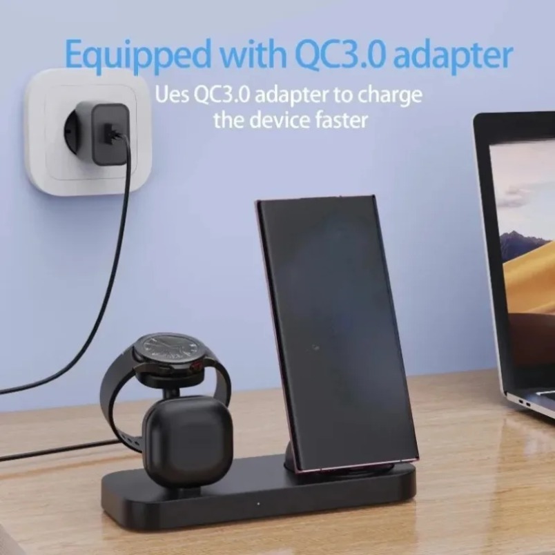 แท่นชาร์จไร้สาย 3 in 1 แบบ Dua - Watch Charger Cable บทวิจารณ์และราคา