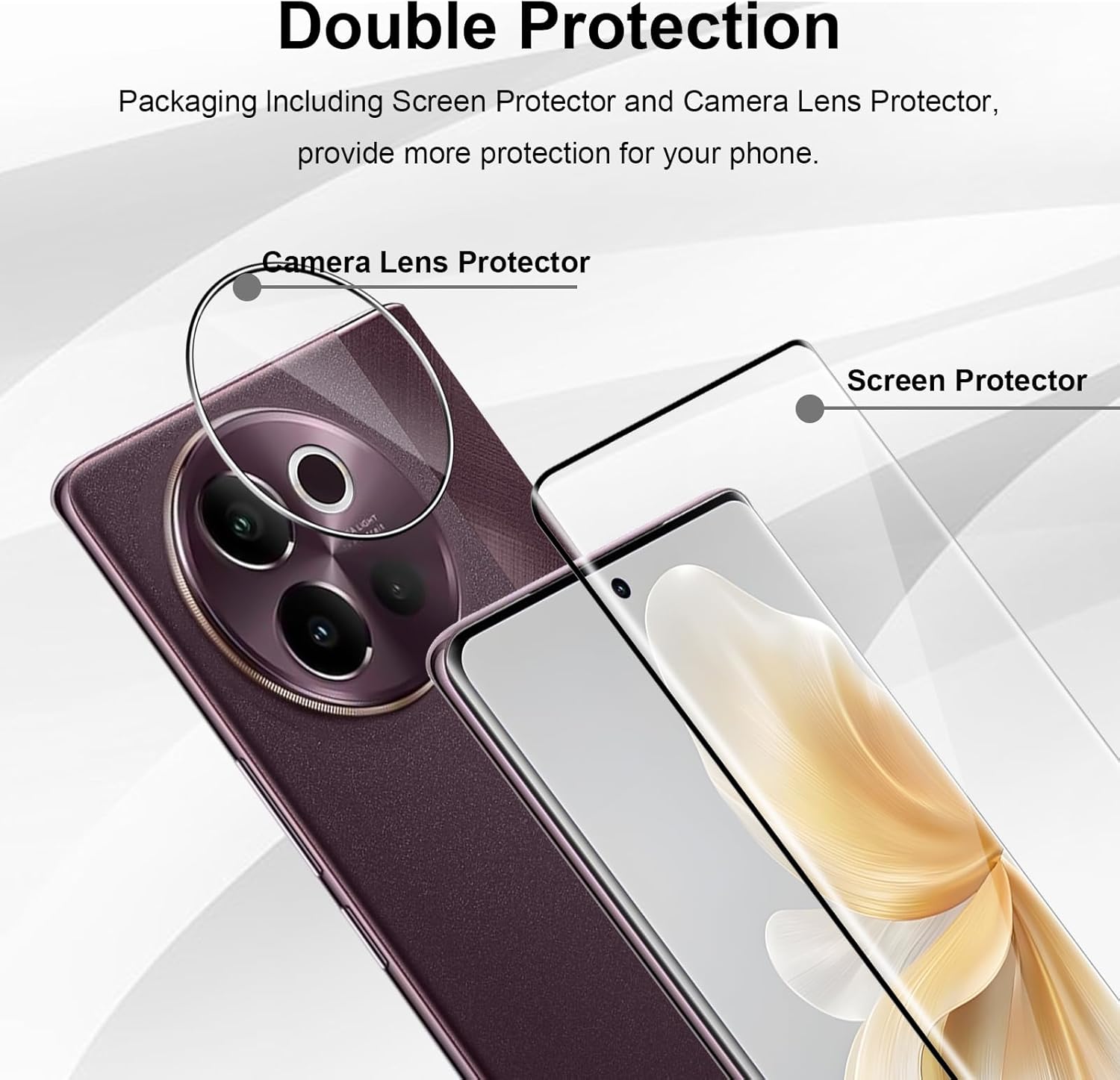 3D โค้ง 9H กระจกนิรภัยสําหรับ  - Vivo V40 บทวิจารณ์และราคา