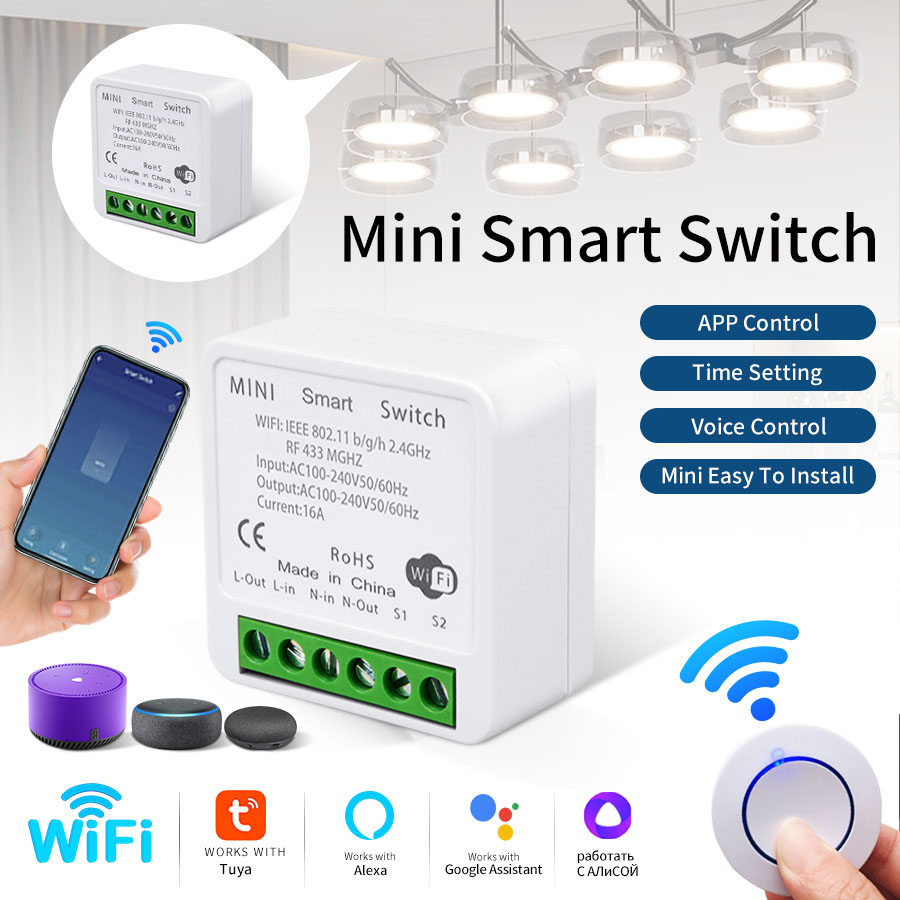 RF433Mhz 16A/20A ทูย่า ไวไฟสมา - Smart Accessories บทวิจารณ์และราคา