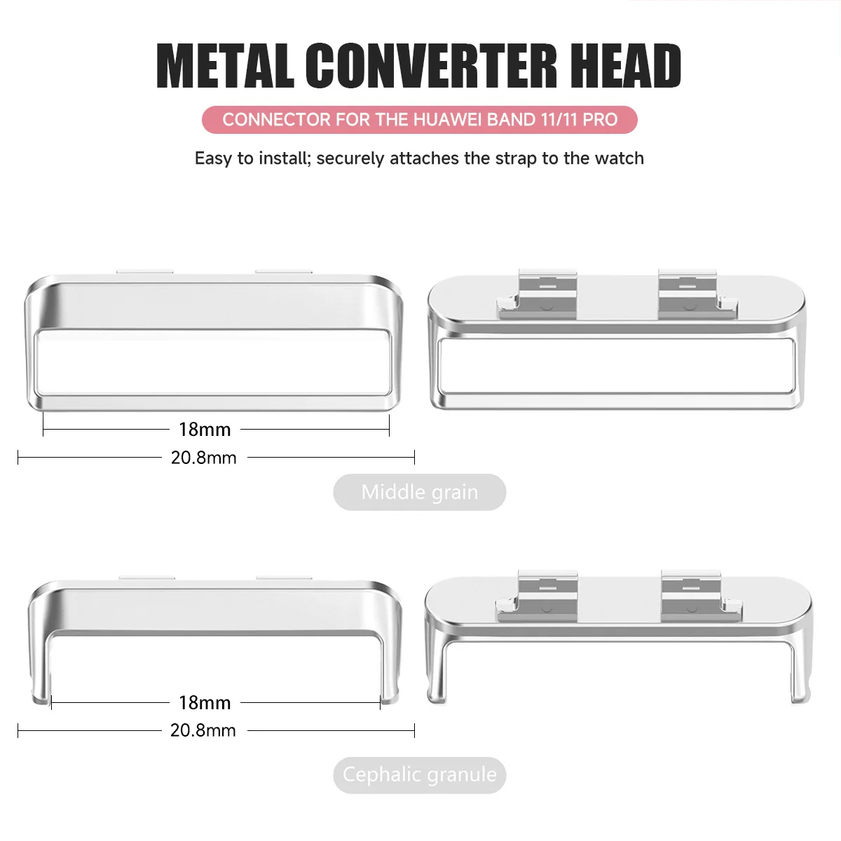 อุปกรณ์เสริมโลหะสแตนเลสสำหรับส - Watch Band Connector บทวิจารณ์และราคา