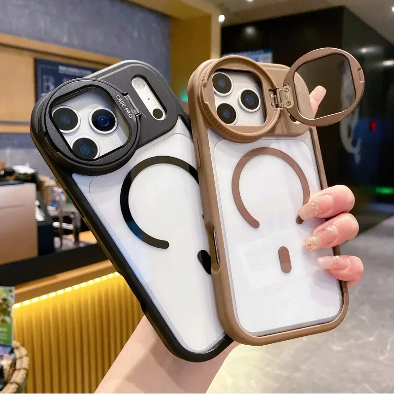 เคสโทรศัพท์ใสพร้อมขาตั้งกล้องใ - Magnetic Charging Stand บทวิจารณ์และราคา