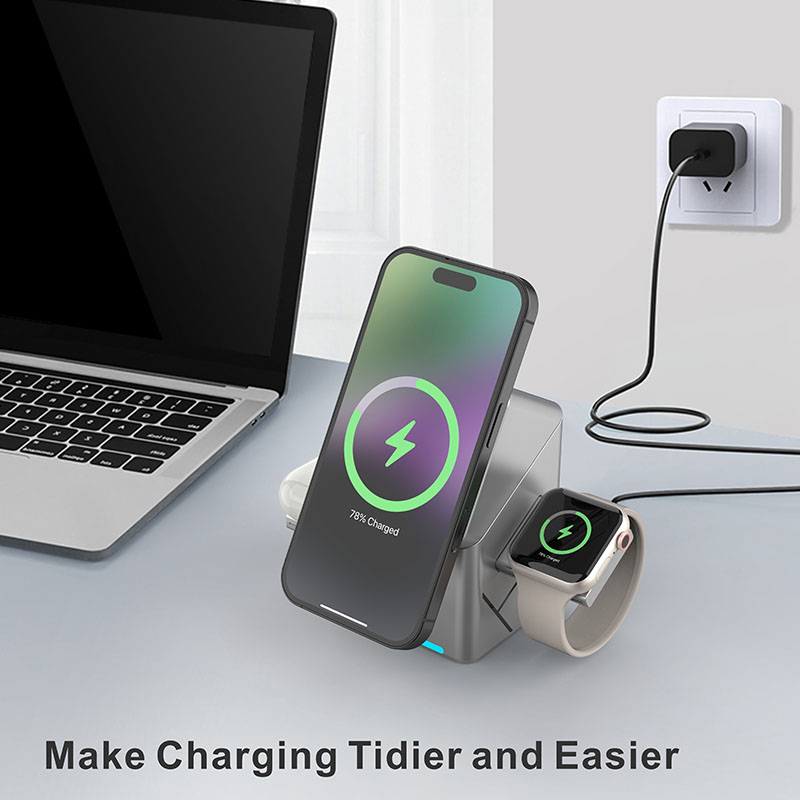 แท่นชาร์จไร้สายแม่เหล็กแบบสัมผ - Smartwatch Touch บทวิจารณ์และราคา